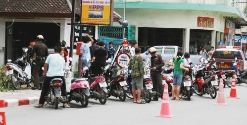 politiecontrole motorfietsen